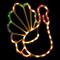 18" Lighted Turkey Thanksgiving Window Silhouette Decoration